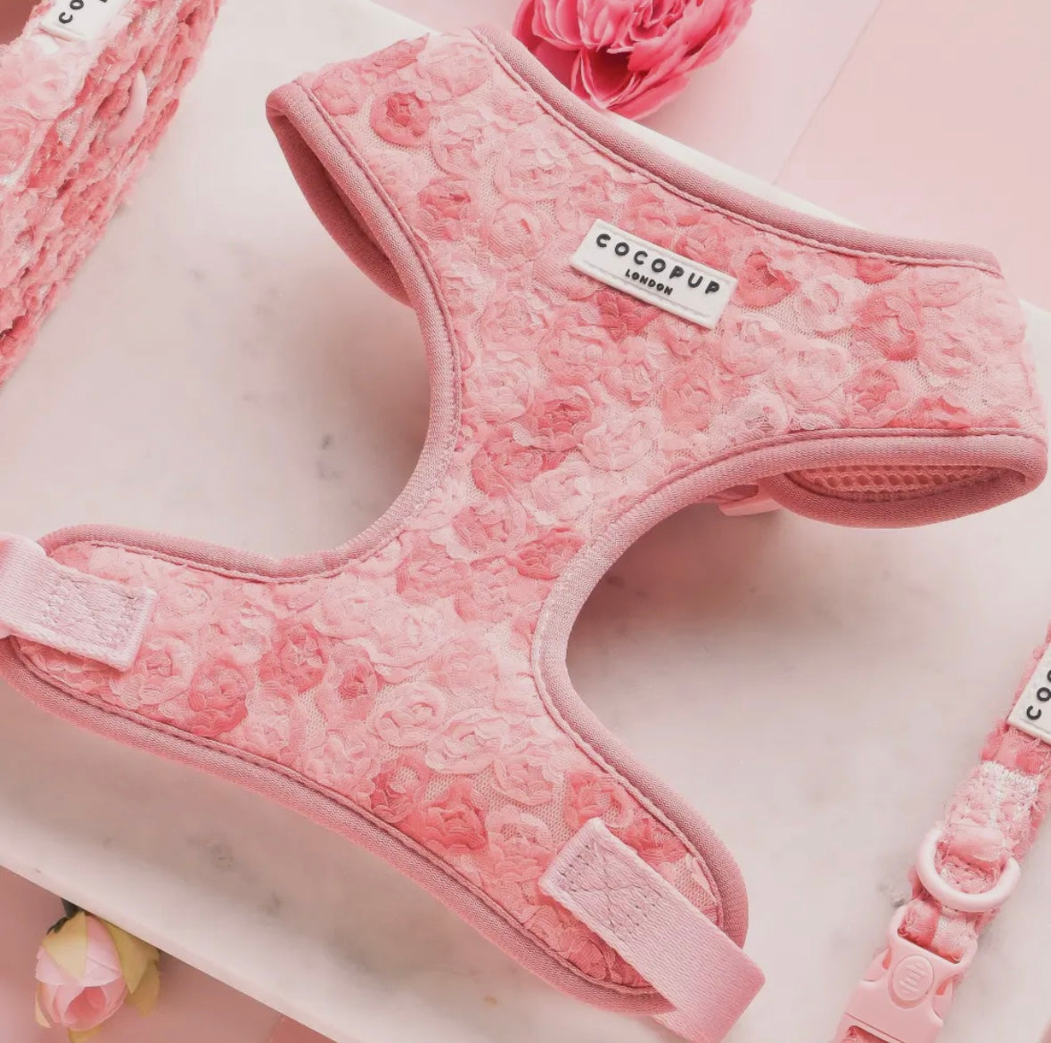 Cocopup London - Tuig Peony roze