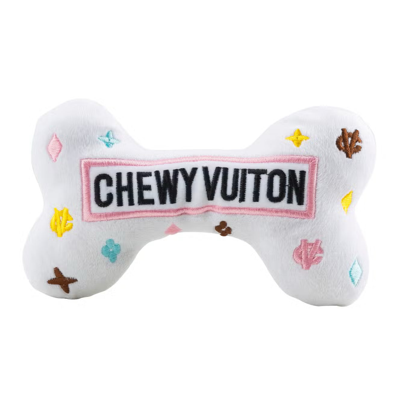 Chewy Vuiton bone white