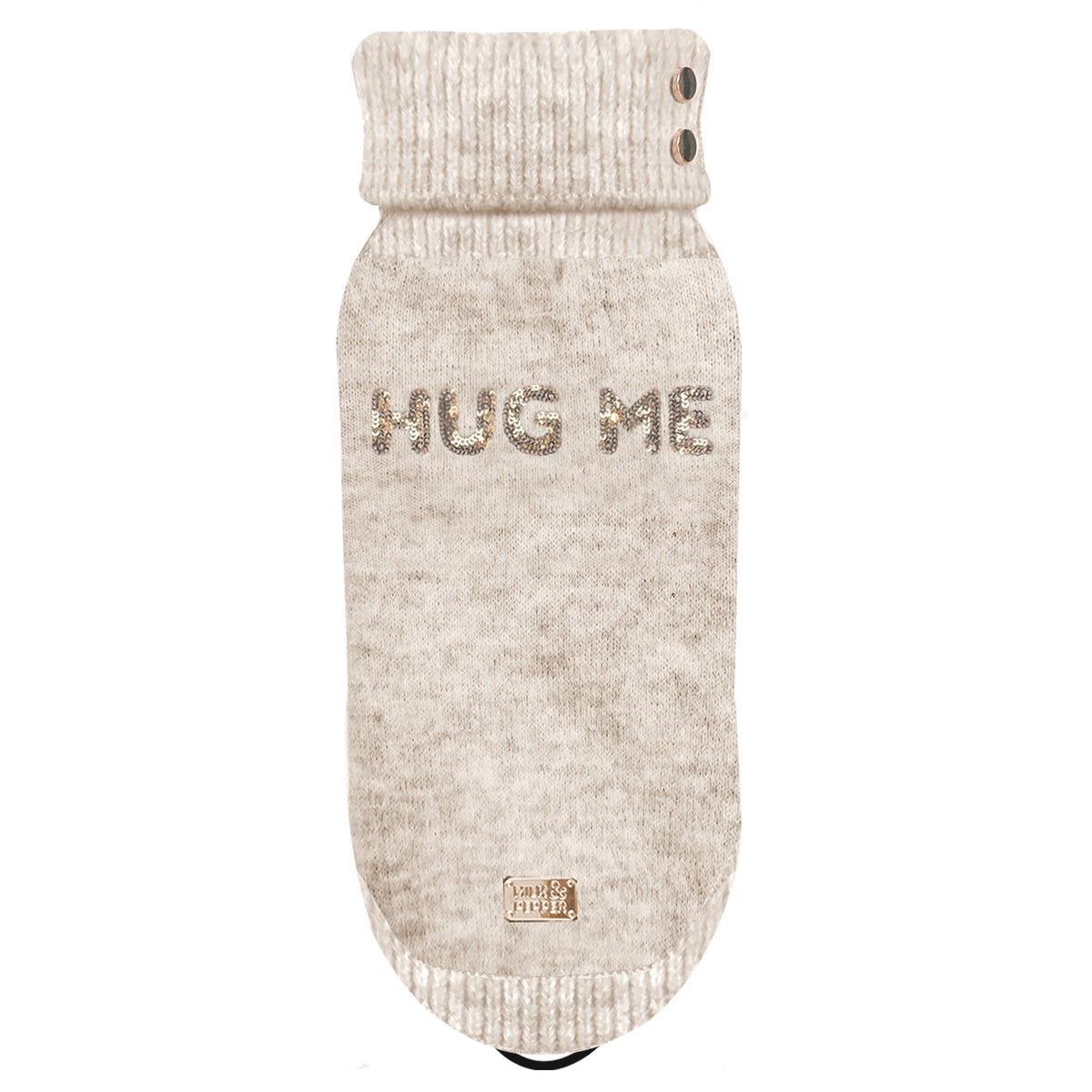 Milk & Pepper - Sweater Taupe Hug Me