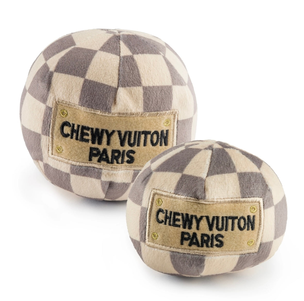 Checker Chewy Vuiton ball