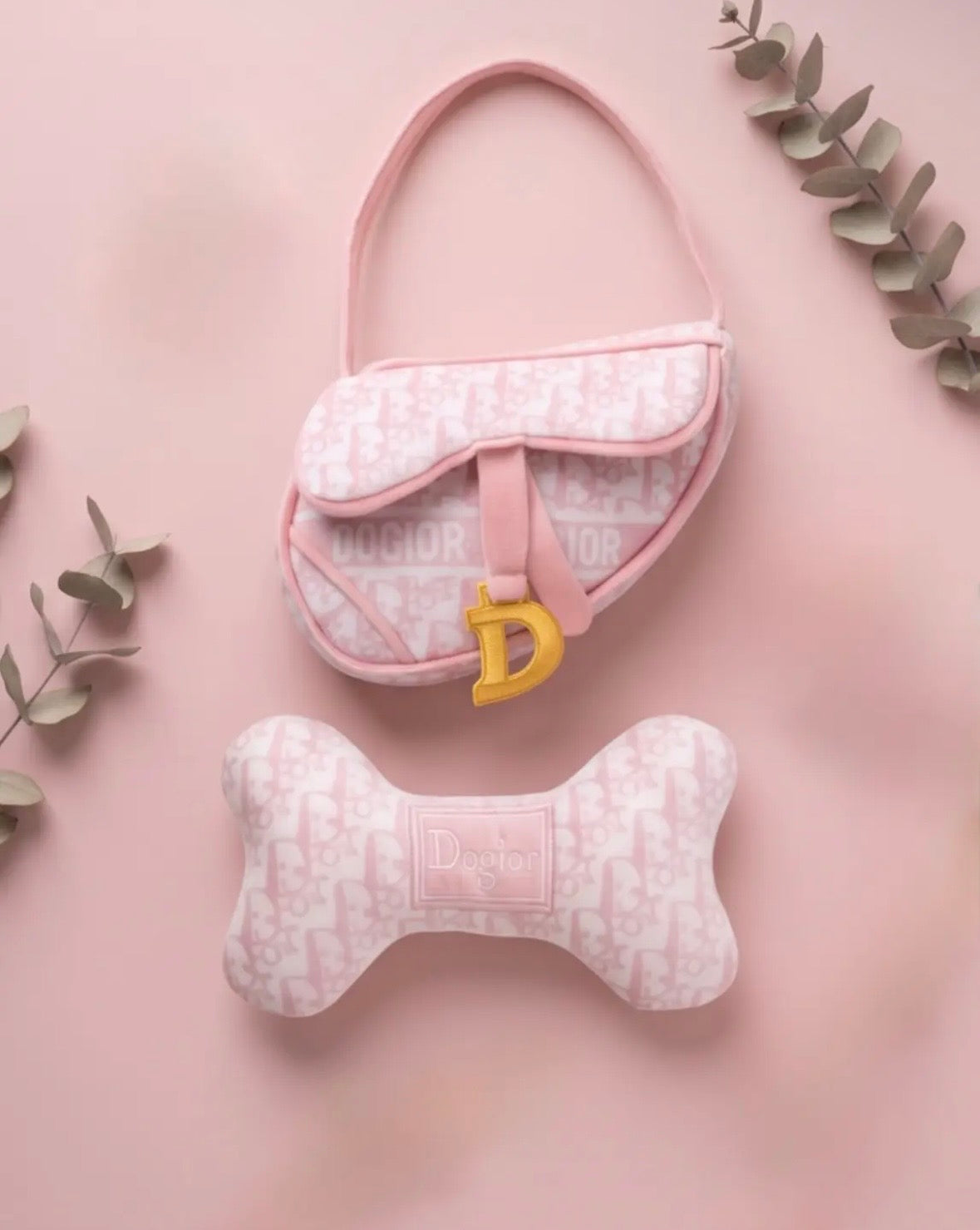 Dogior Saddle Tas Roze