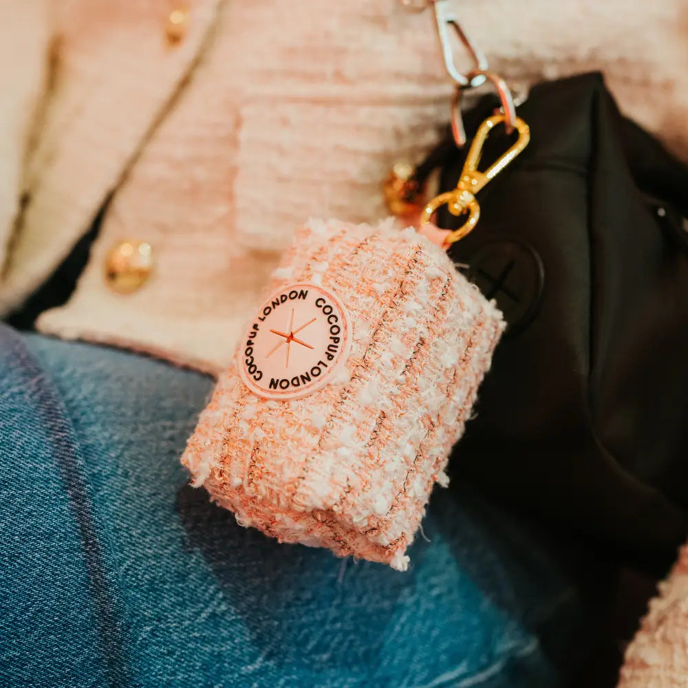 Cocopup London - Poepzakhouder Tweed Roze