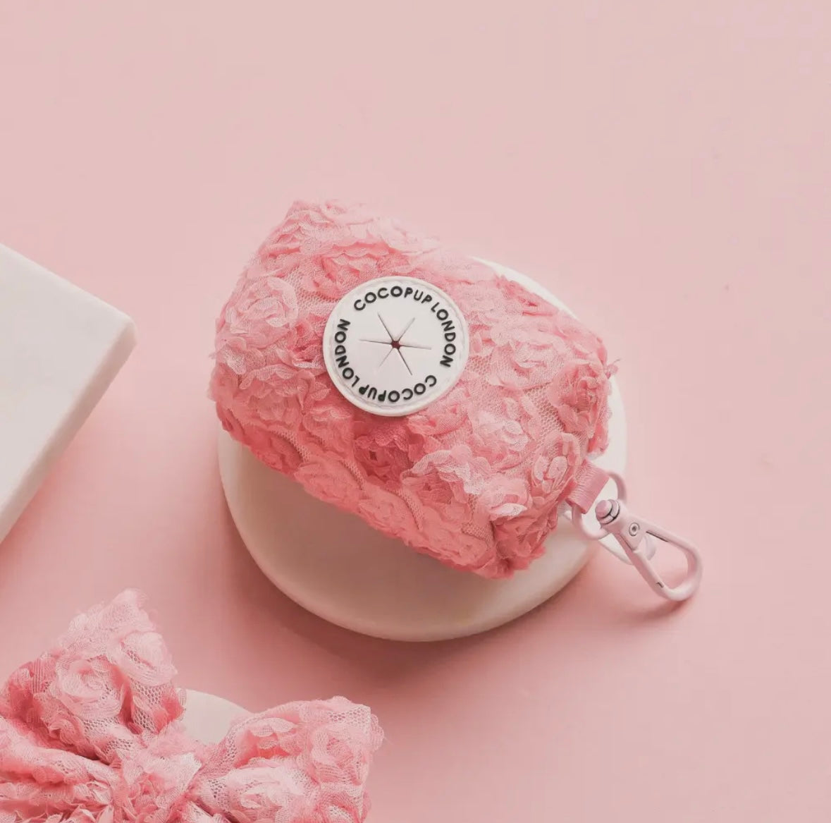 Cocopup London - Poepzakhouder Peony roze