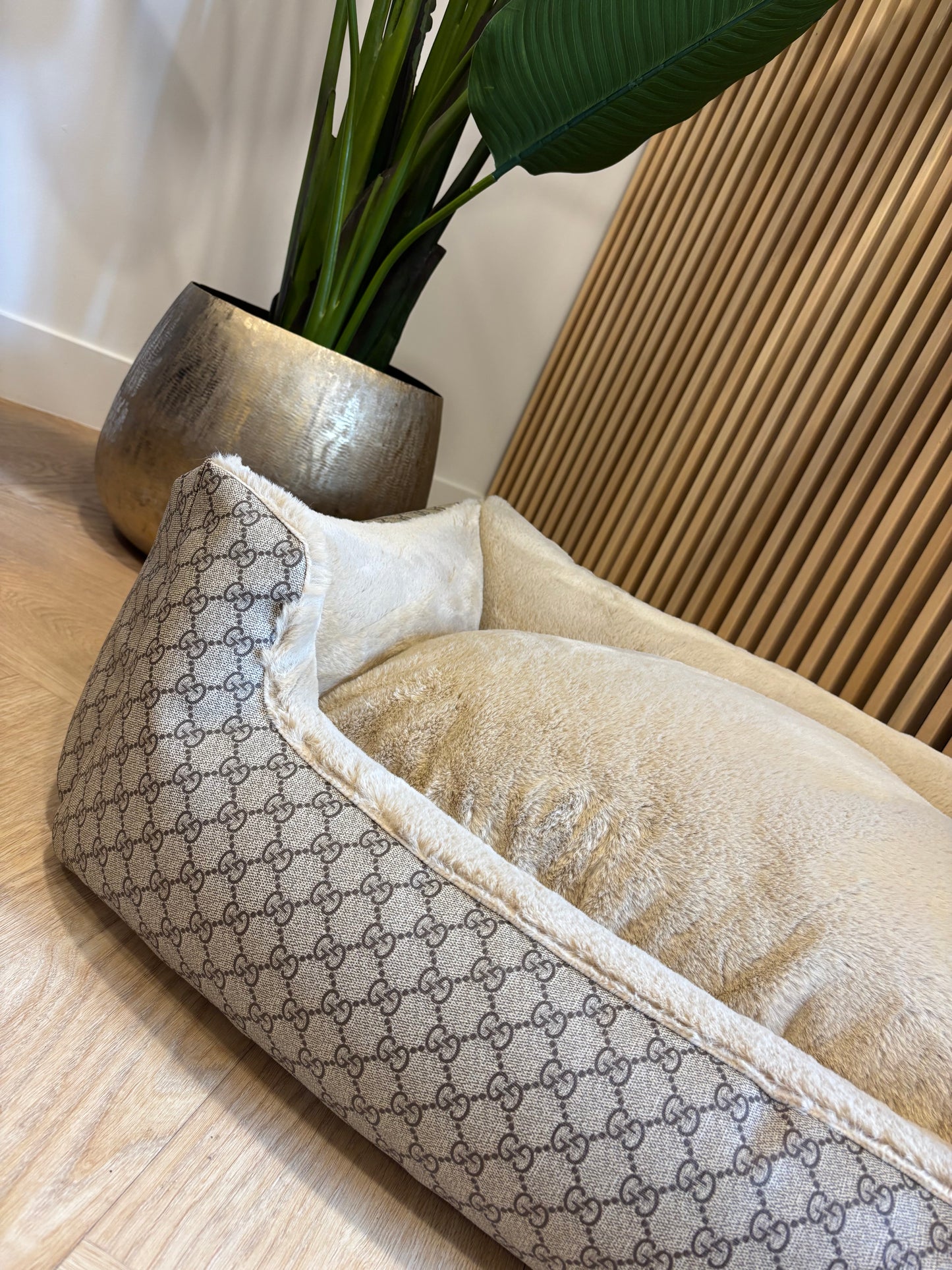 Mand - Leatherlook GG beige