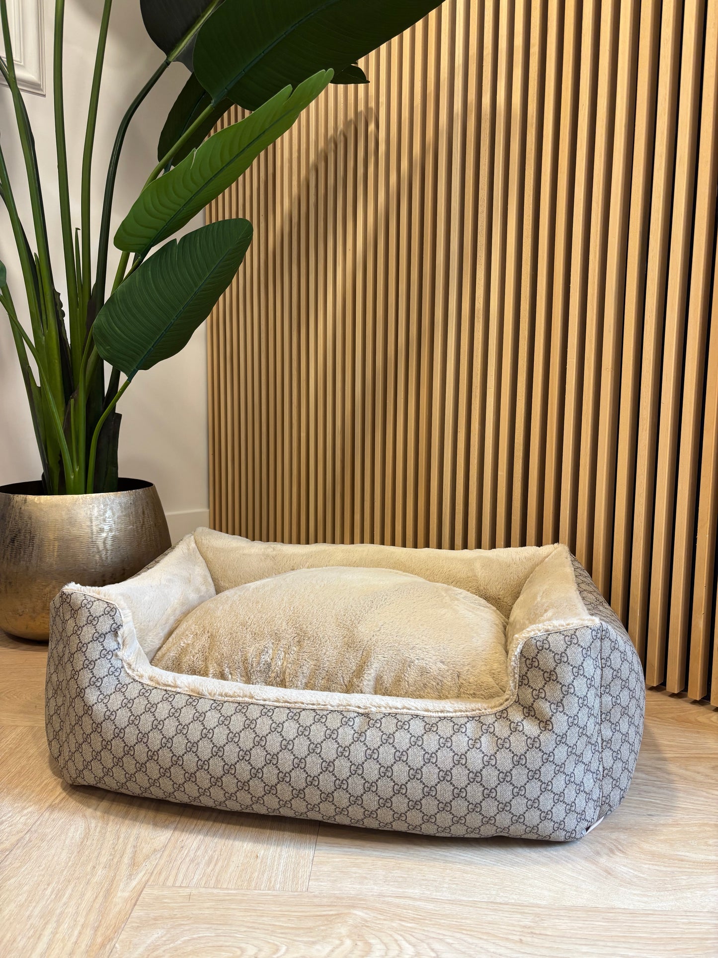 Mand - Leatherlook GG beige