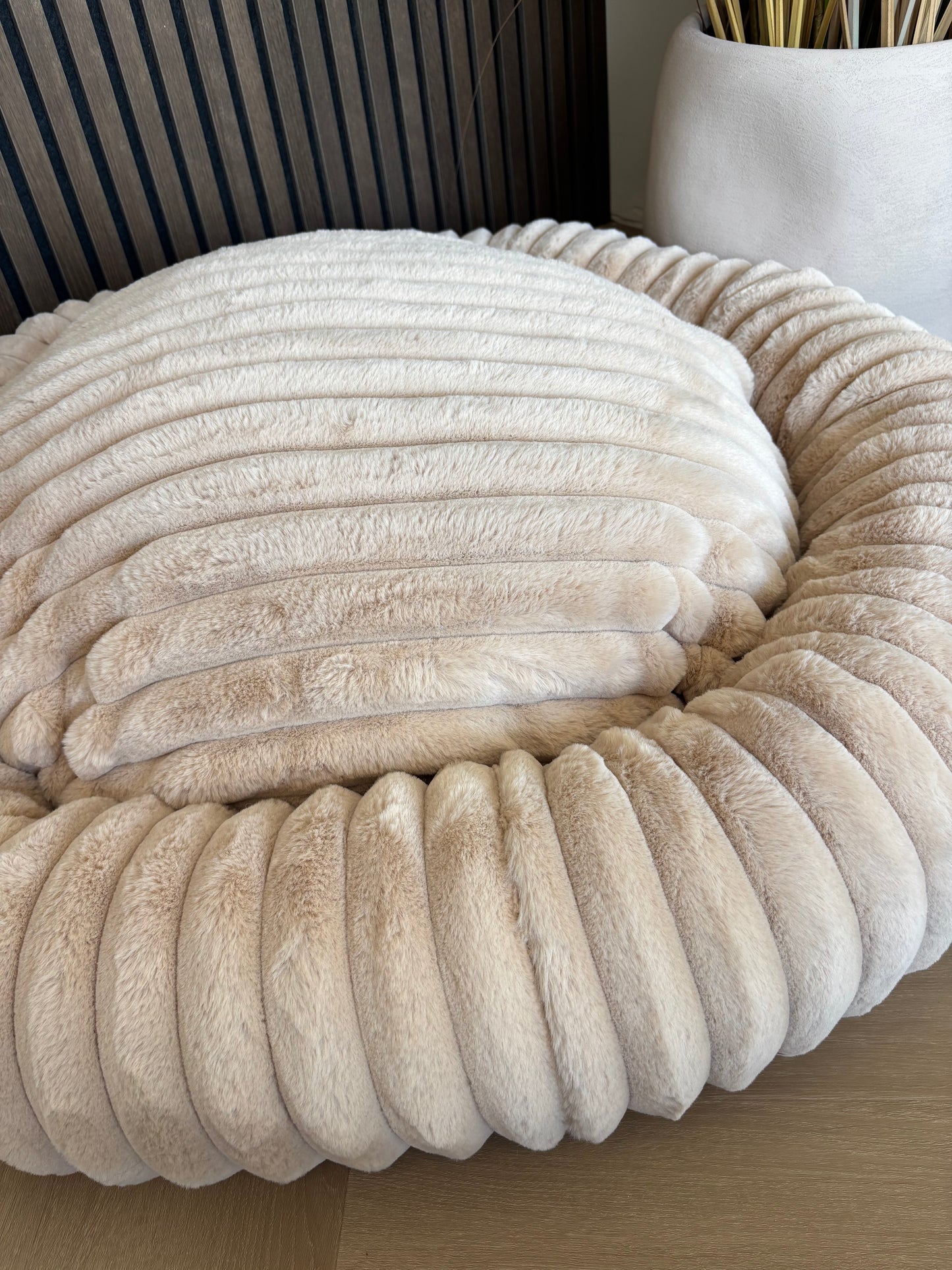Donut mand beige