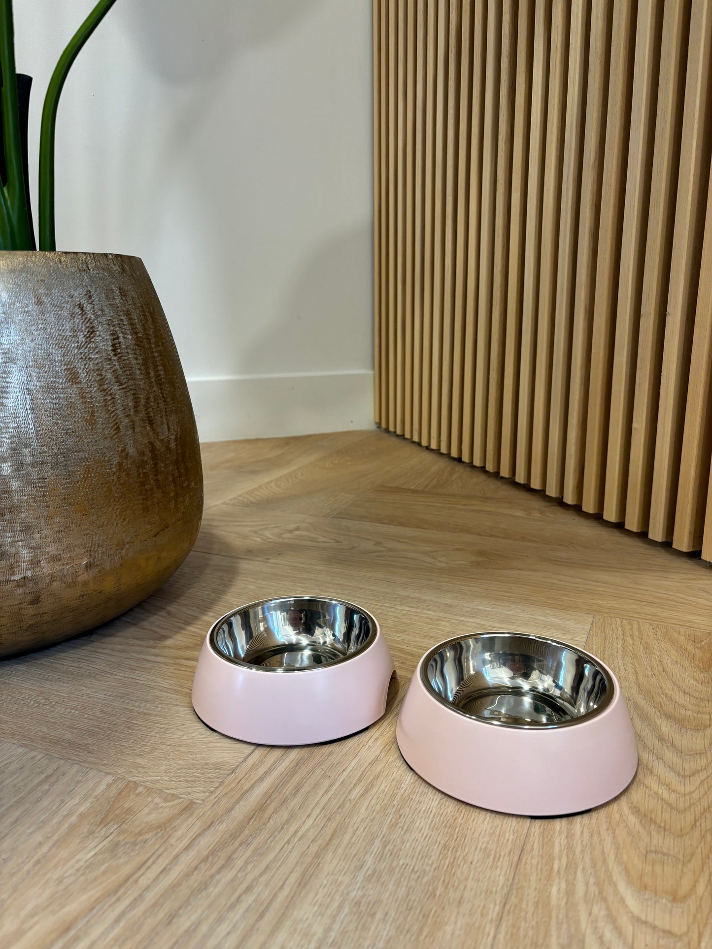 Voer/waterbak - Roze