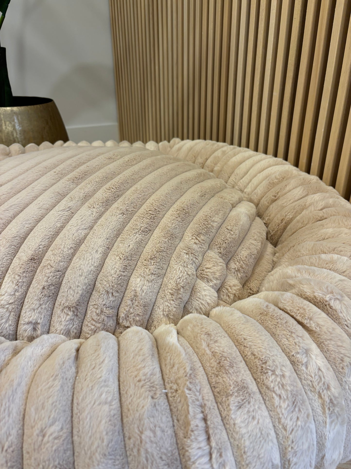 Donut mand beige