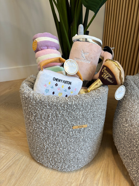 Speelgoedbox - Bouclé Taupe