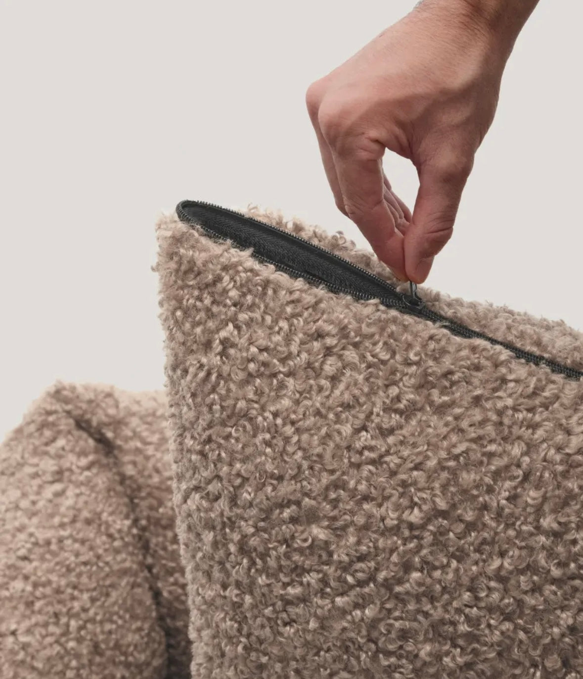 Cafide - Mand Teddy beige