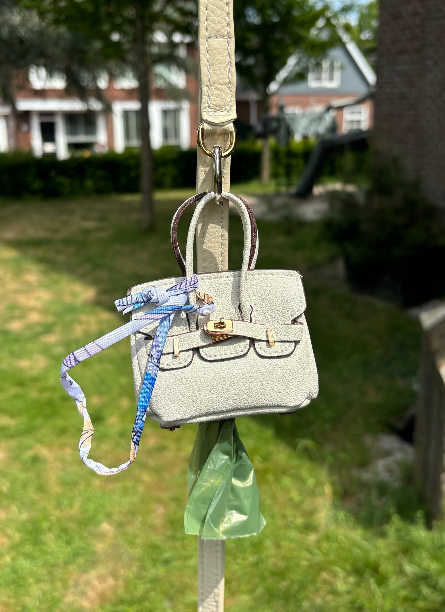 Poepzakhouder - Tasje off white
