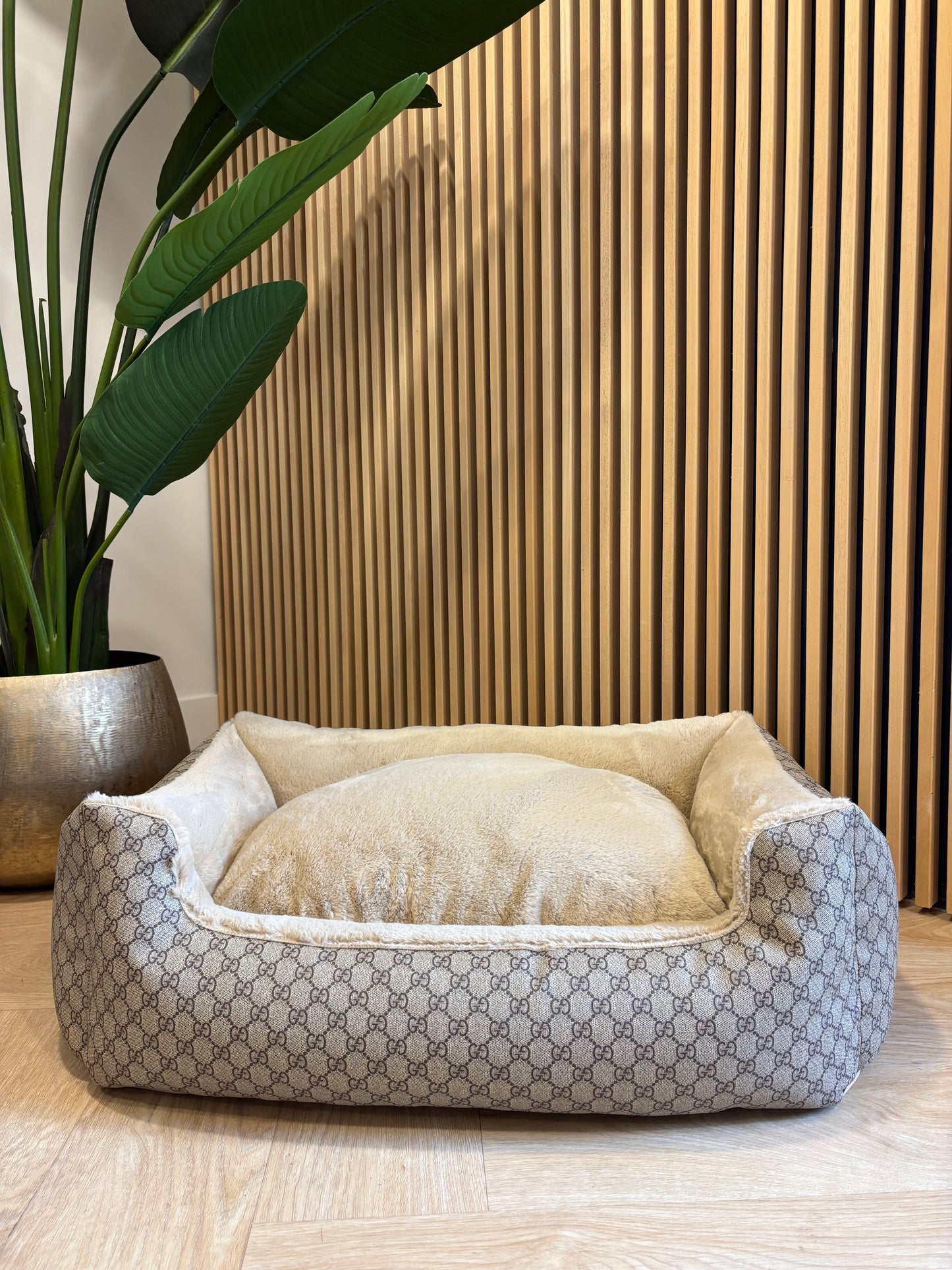 Mand - Leatherlook GG beige