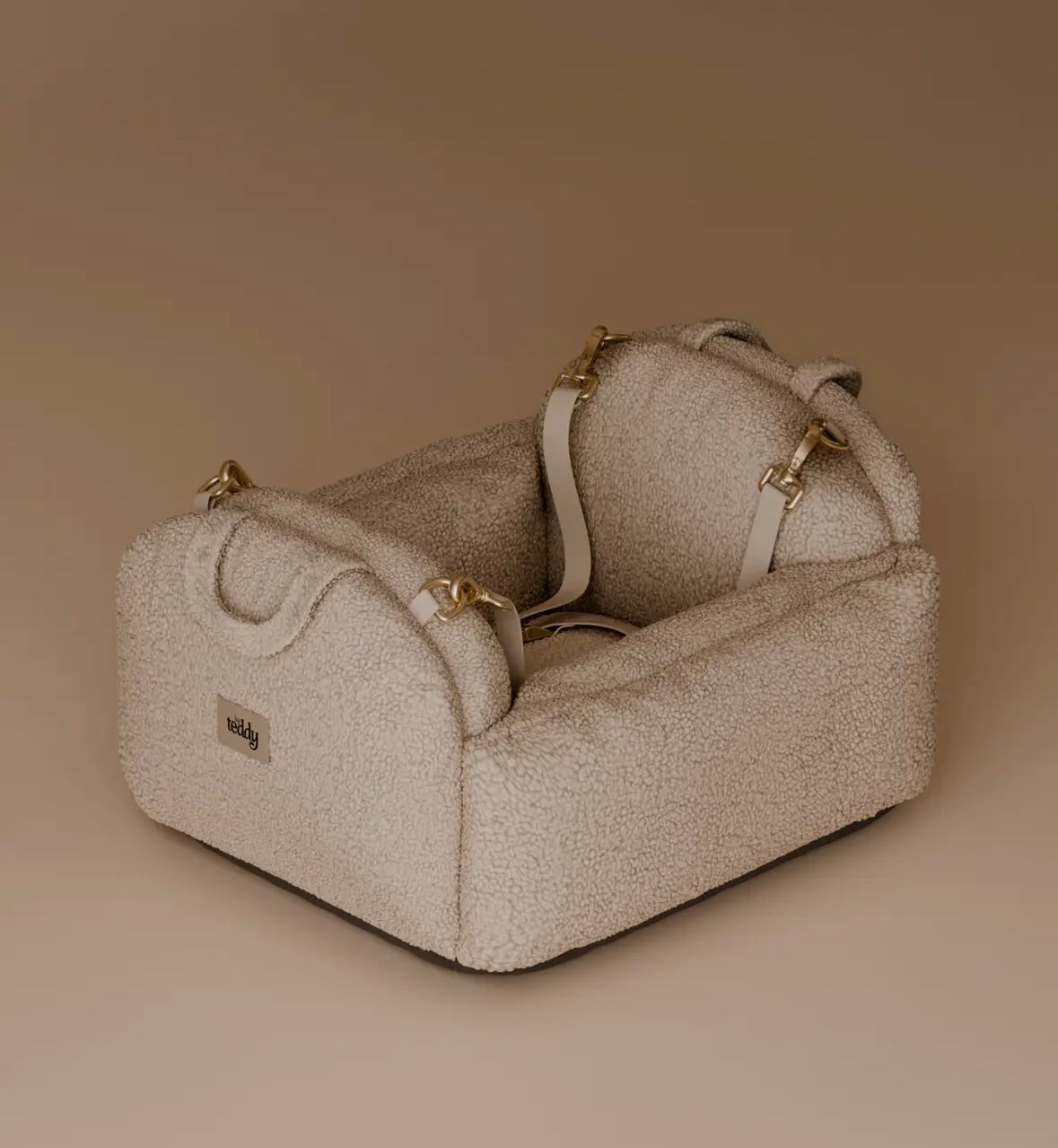 Teddy autostoel beige