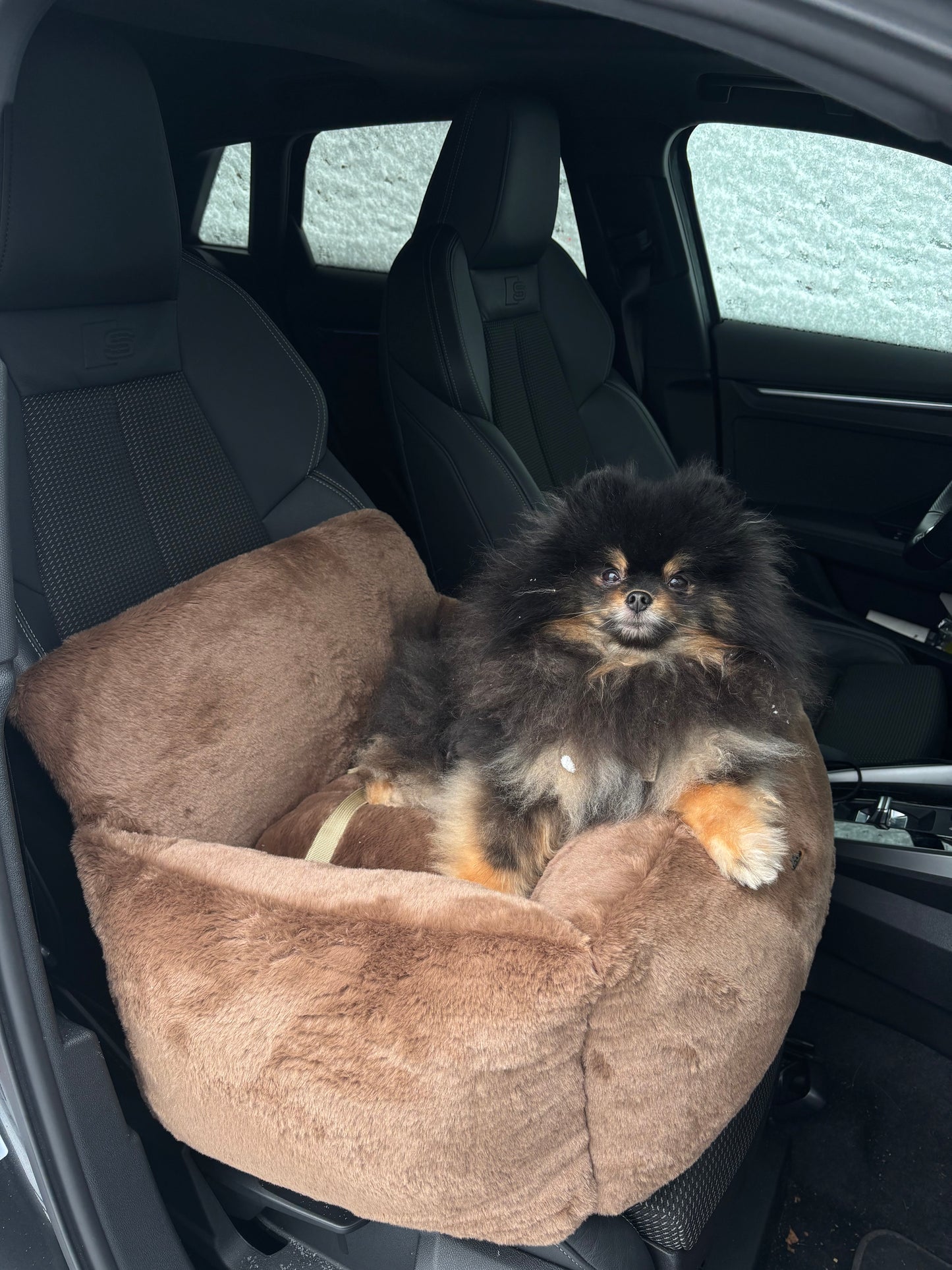 Autostoel - Fur Bruin