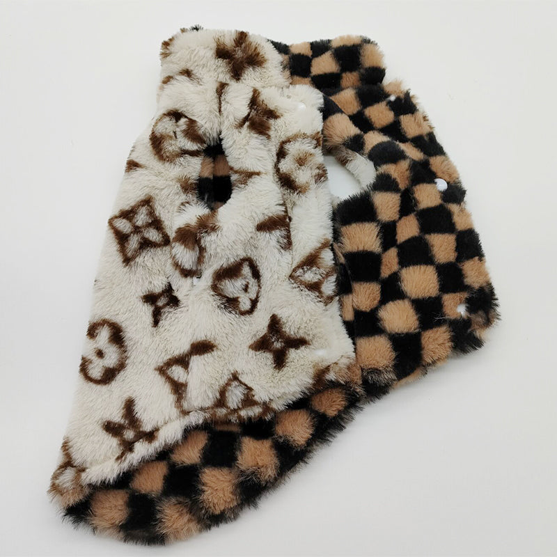 Zachte bodywarmer met printje