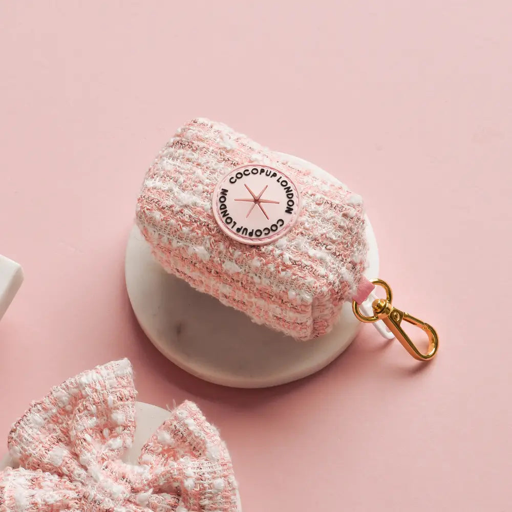 Cocopup London - Poepzakhouder Tweed Roze