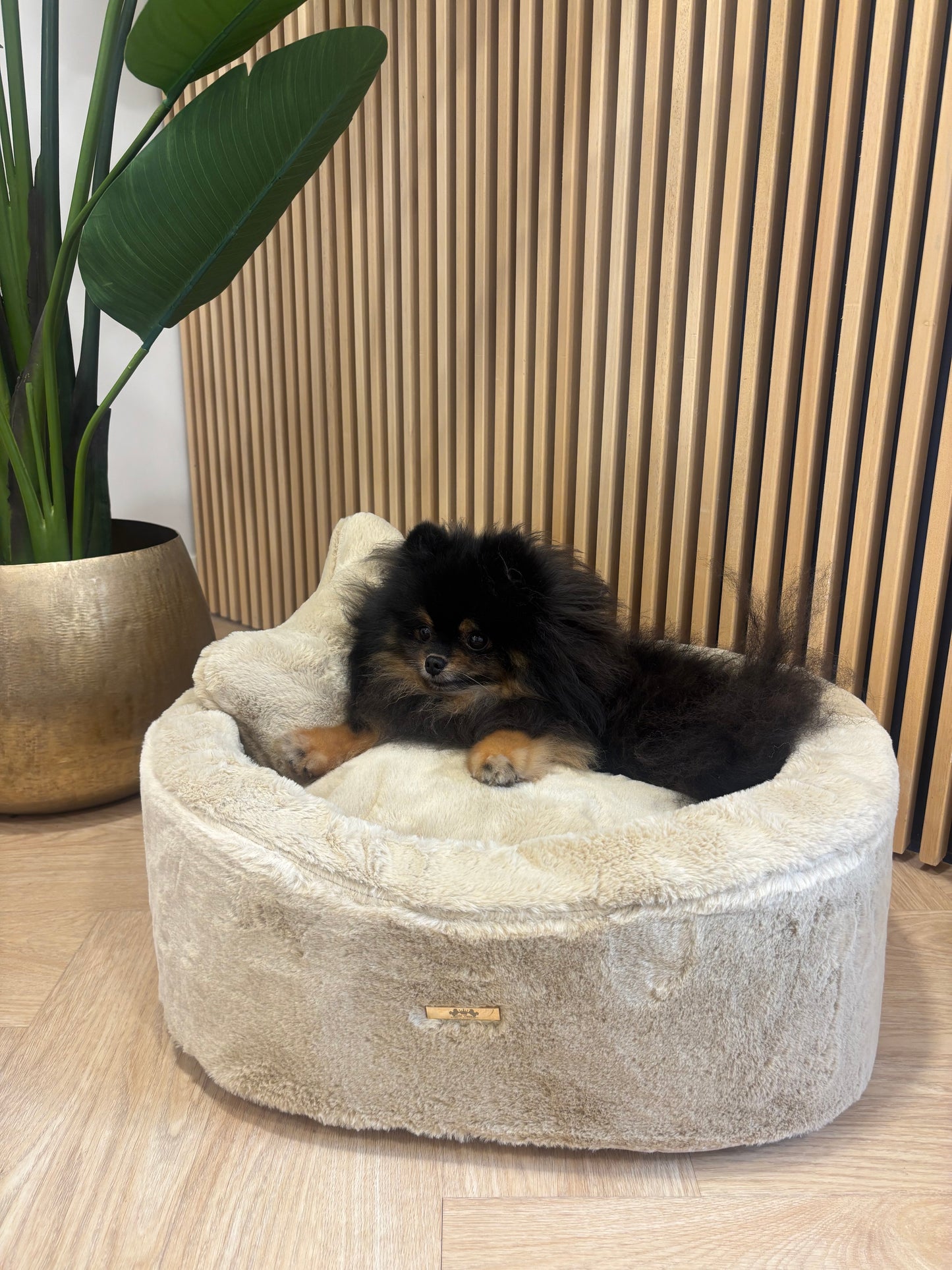 Mand Bobby - Ovaal fluffy beige