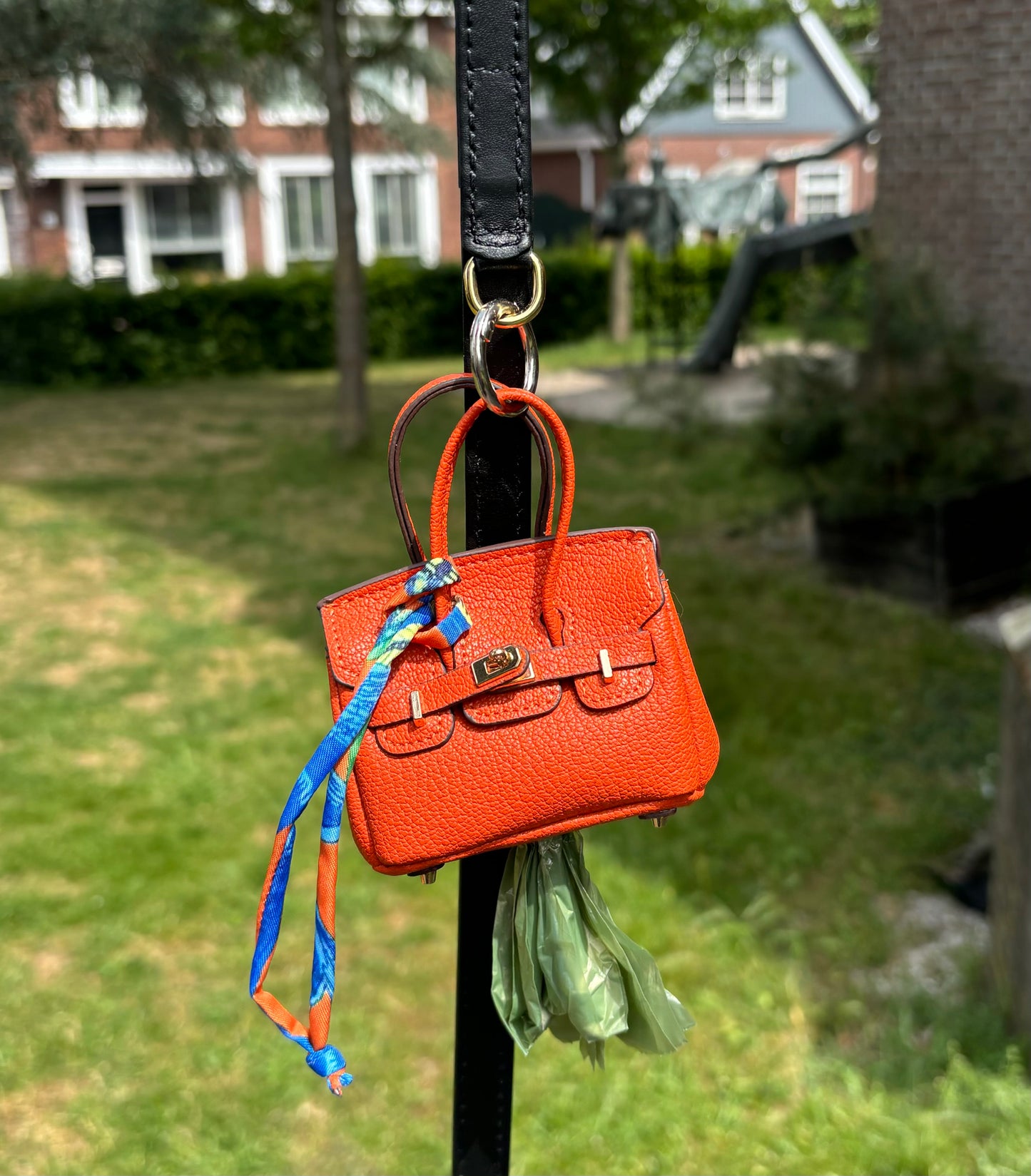 Poepzakhouder - Tasje oranje