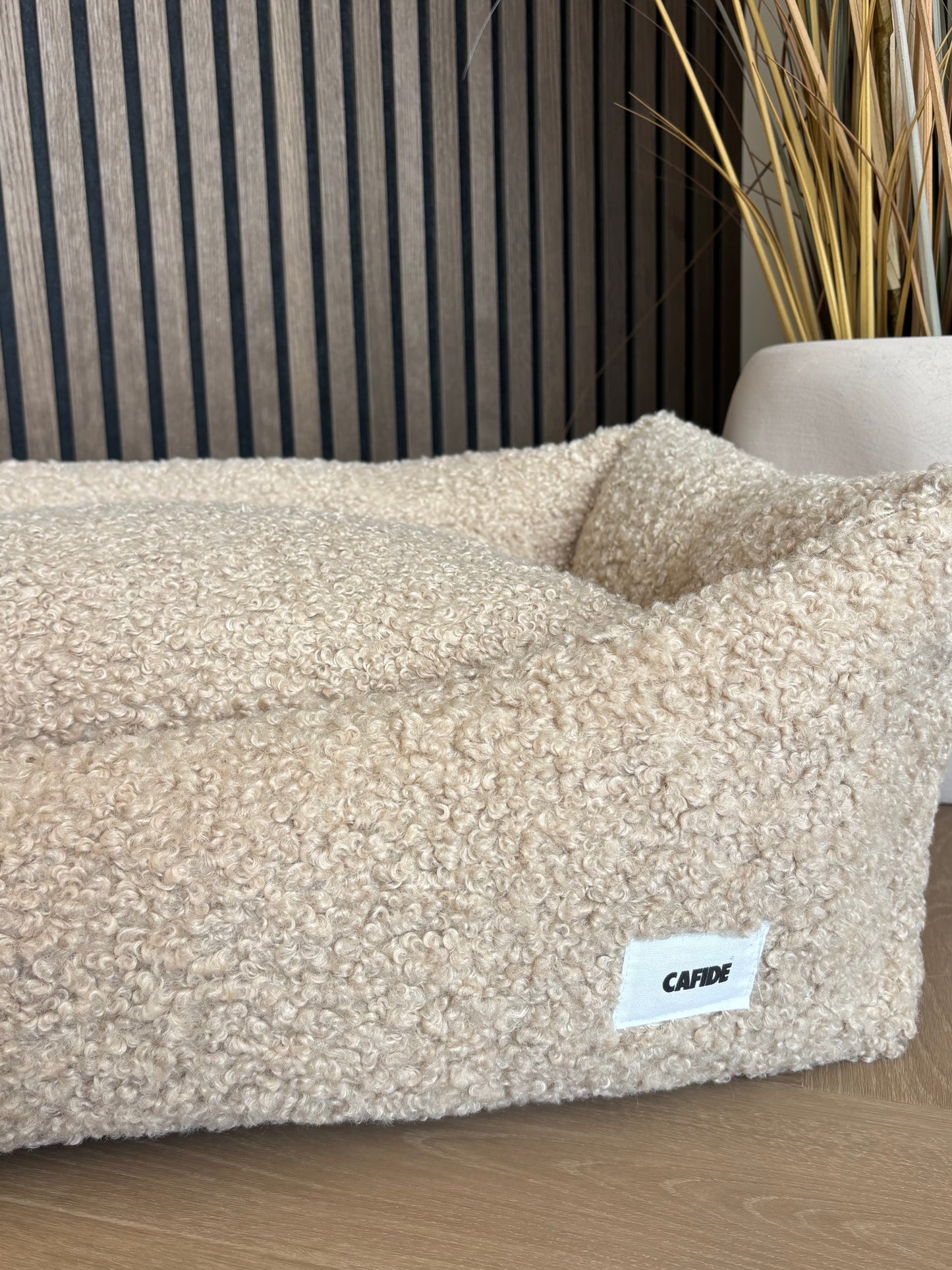 Cafide - Mand Teddy beige
