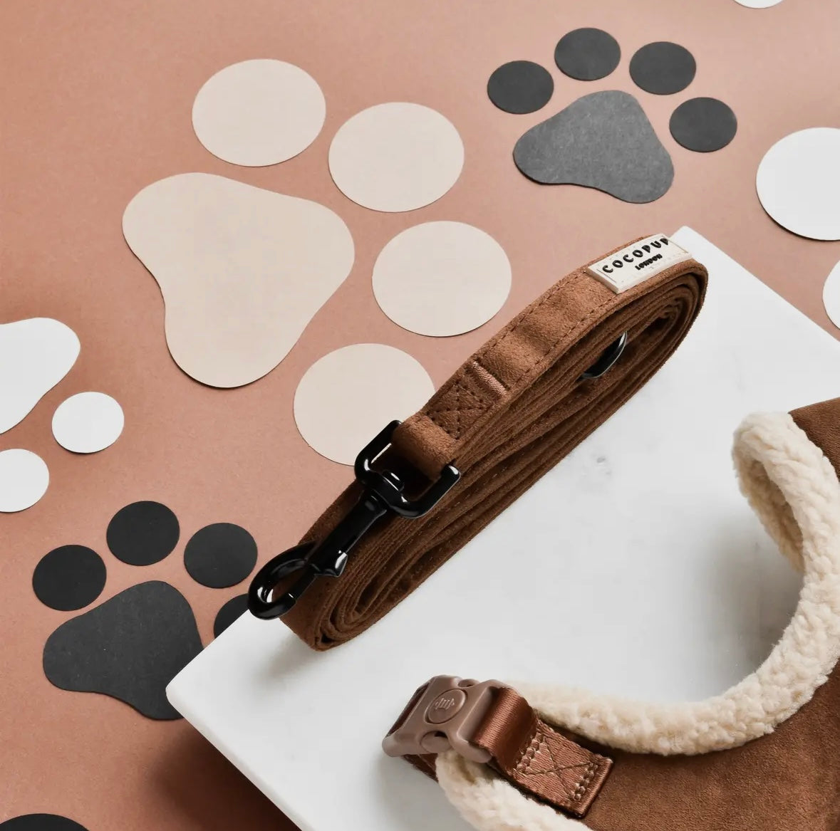 Cocopup London - Lijn Bruin Suede