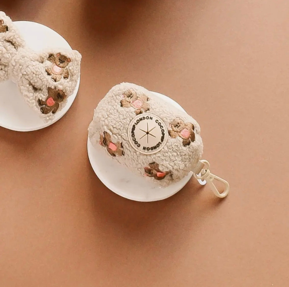 Cocopup London - Poepzakhouder Teddy beer beige