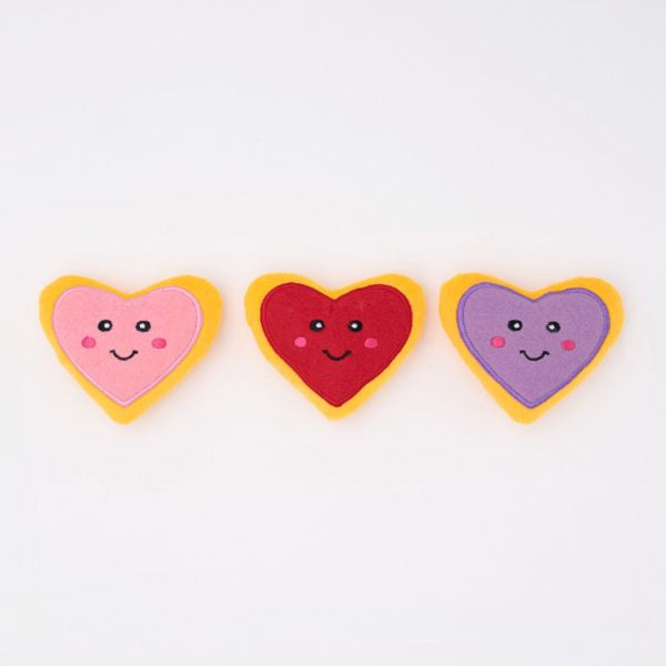 Miniz 3-Pack Heart Cookies
