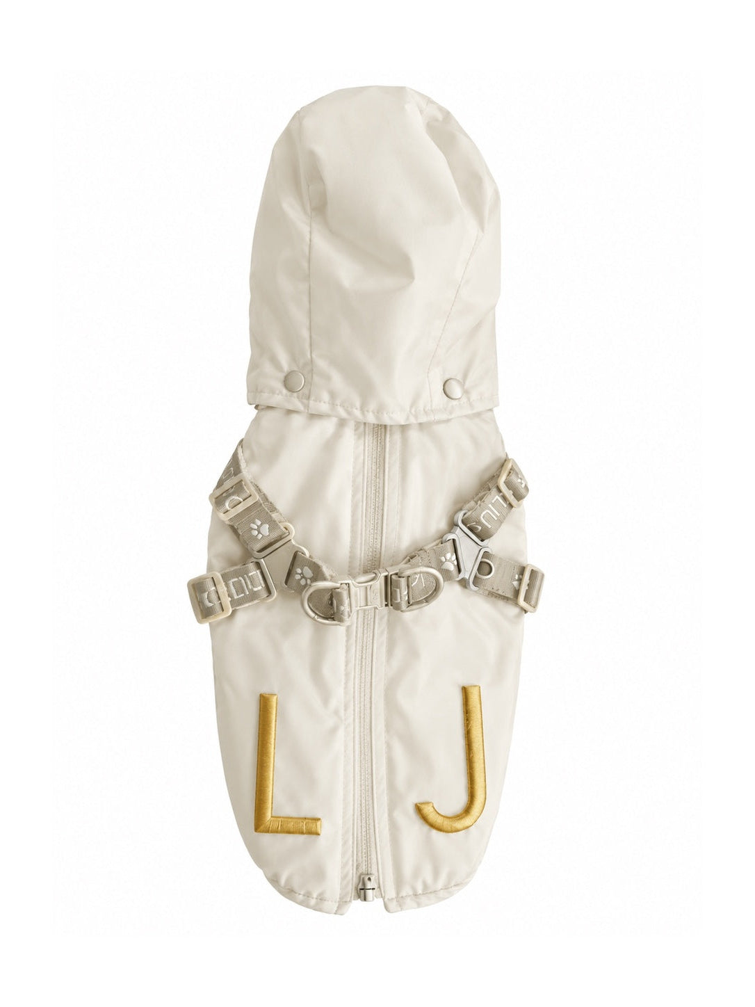Liu Jo Pets - Regenjas met tuig creme