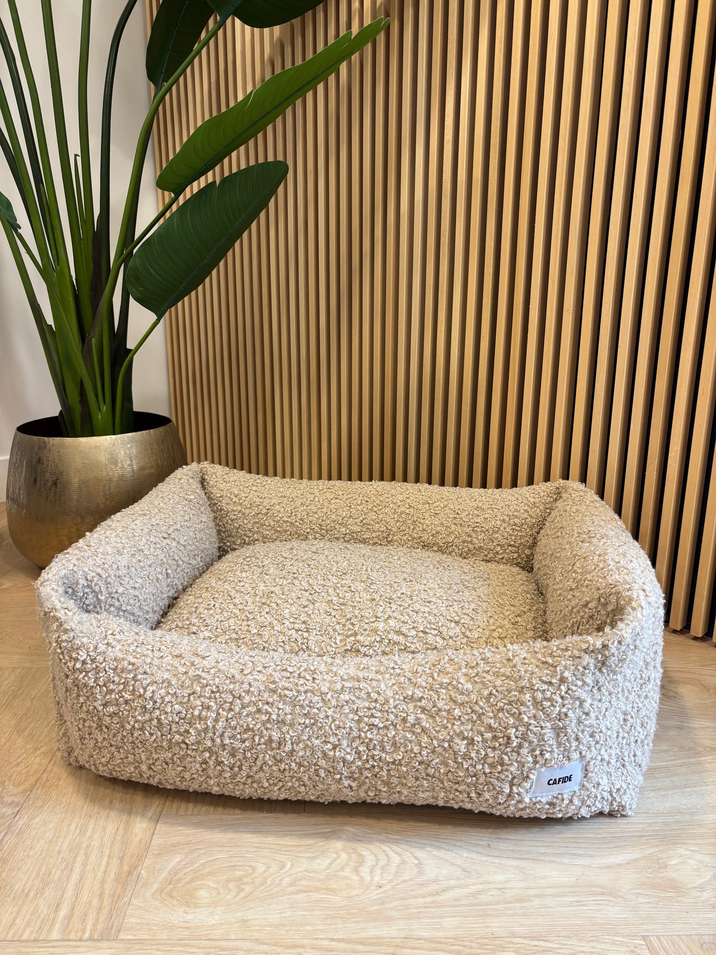 Cafide - Mand Teddy beige