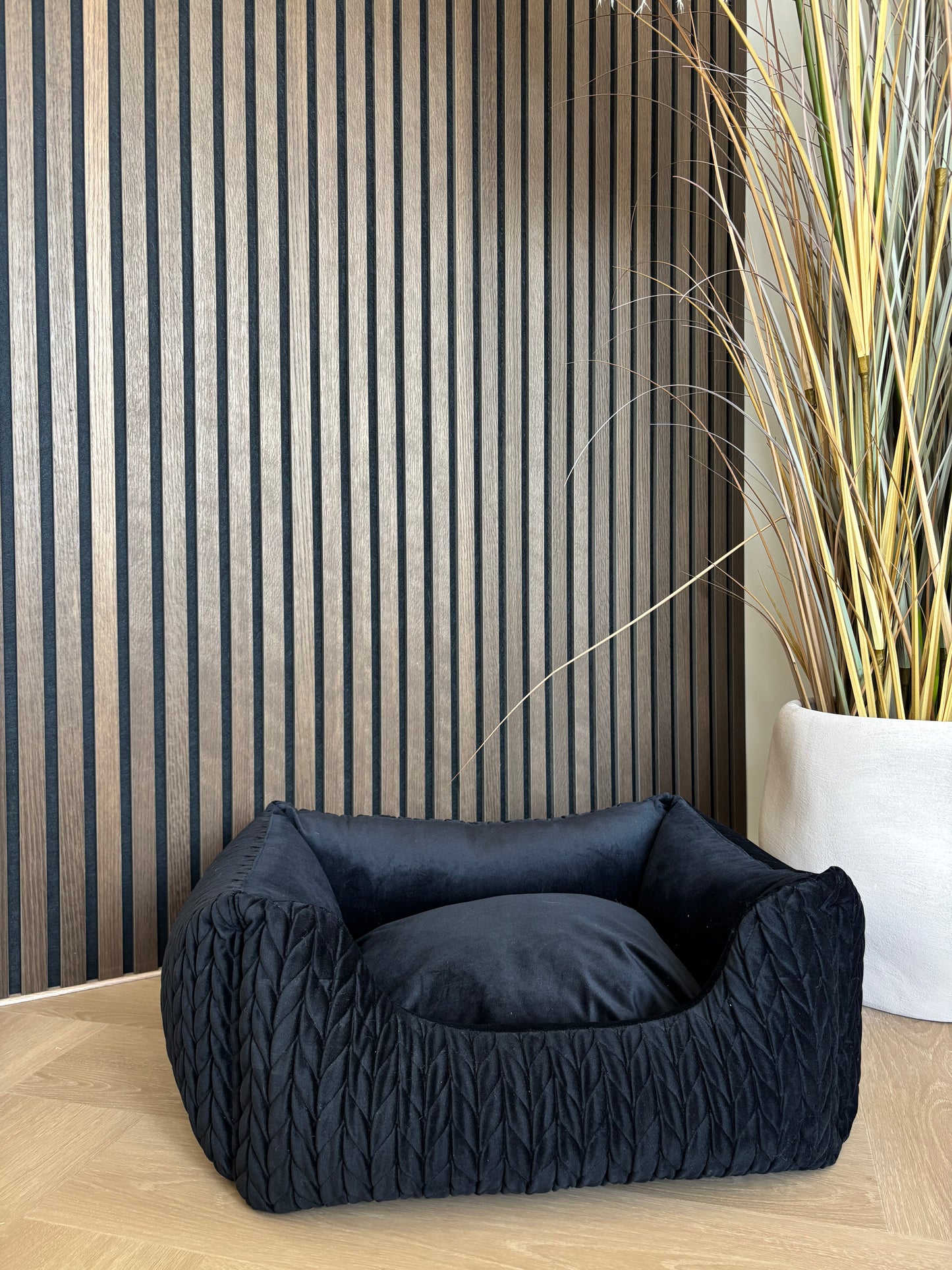 Hondenmand Athena Velours zwart
