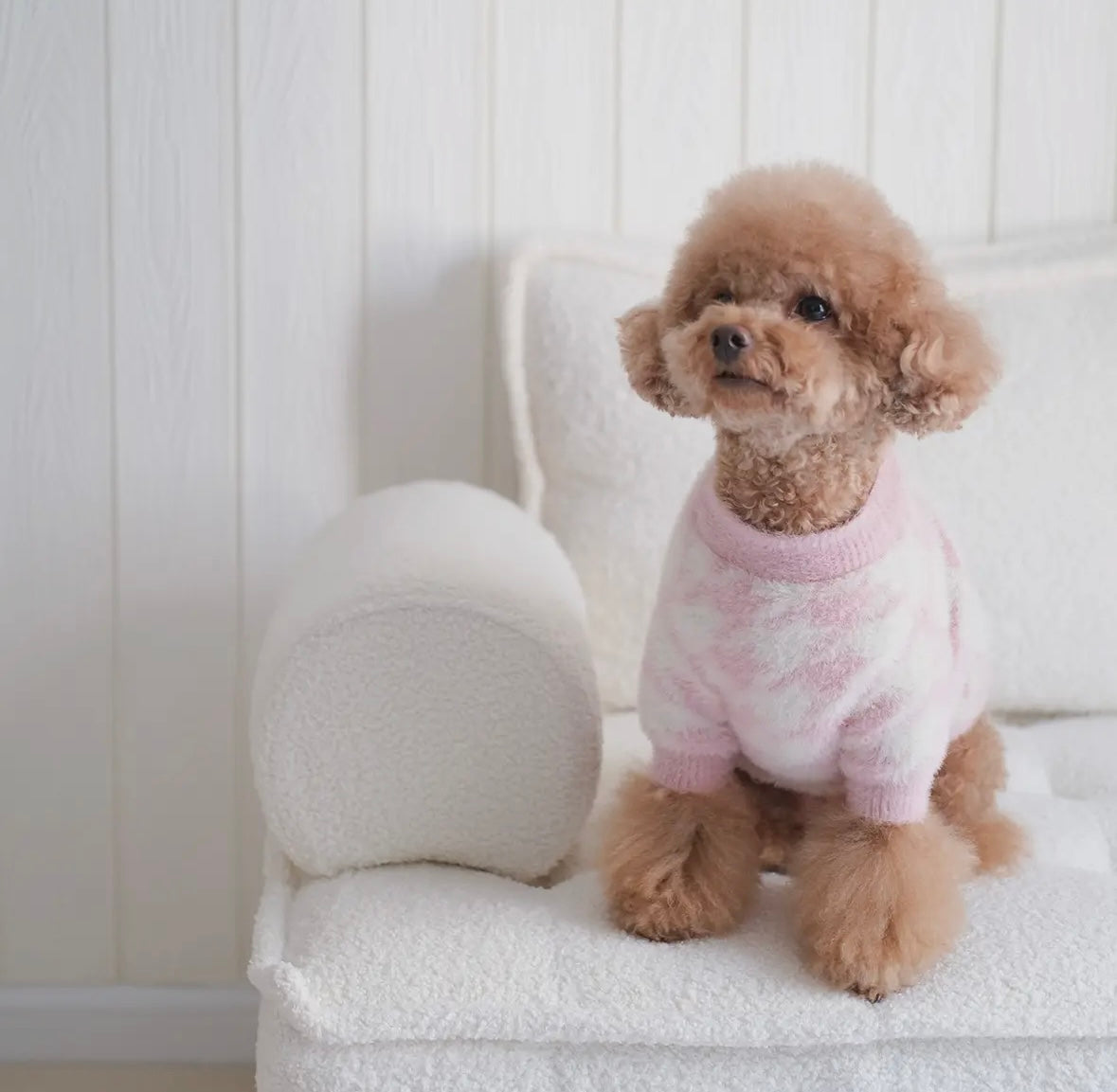 Zachte sweater roze