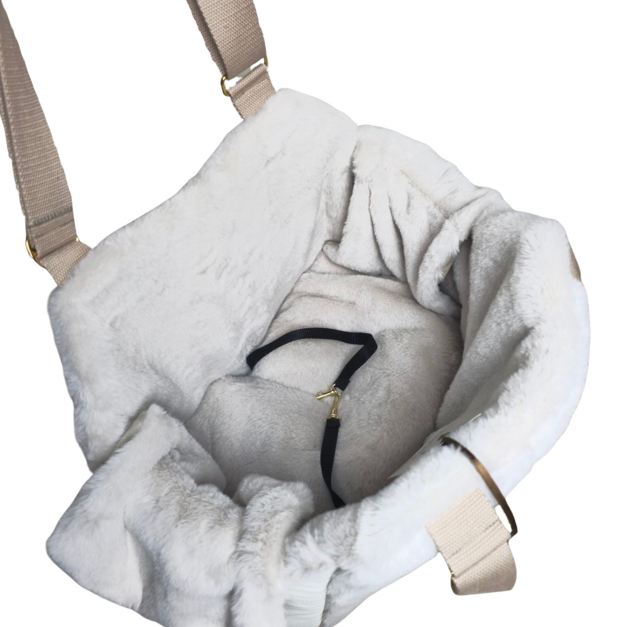 Fifi’s Dog Fashion - Tas Toto Ivory soft fur