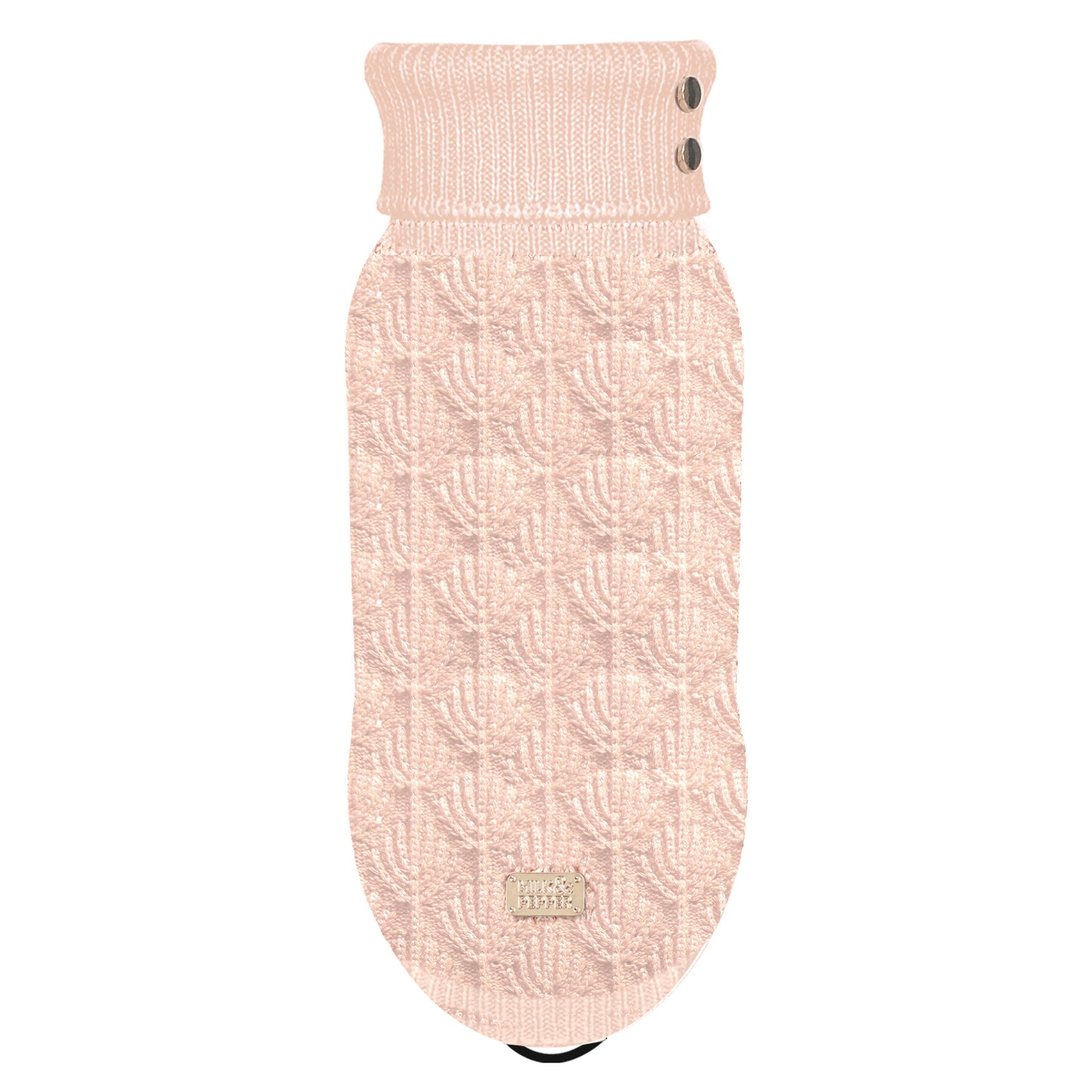Milk & Pepper - Sweater Ernestine Roze Lurex Goud