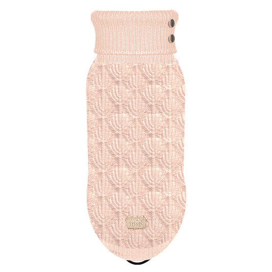 Milk & Pepper - Sweater Ernestine Roze Lurex Goud