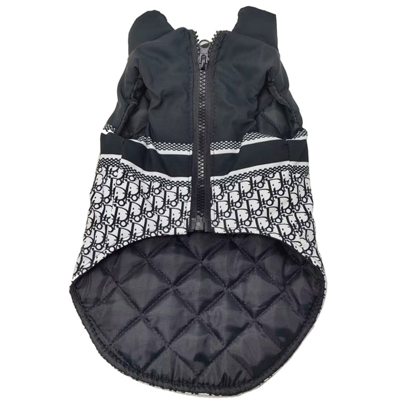 Bodywarmer black and white