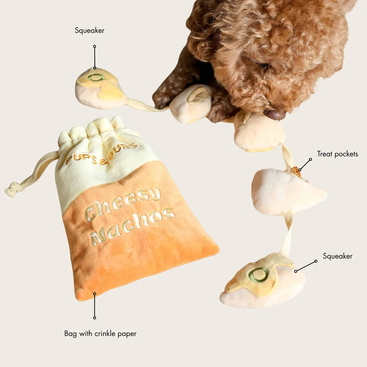 Pups & Bups - Intelligentie speelgoed Cheesy Nacho