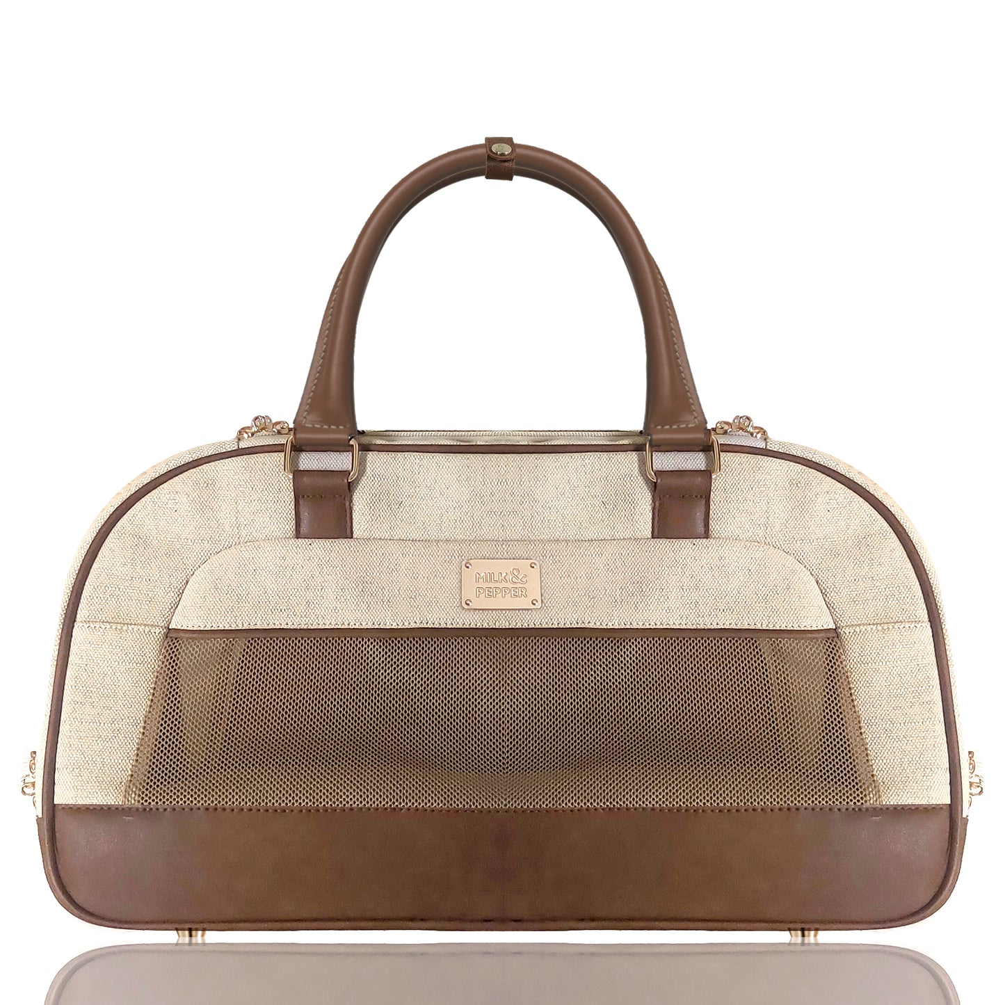 Milk & Pepper - Reistas Borneo beige linnen