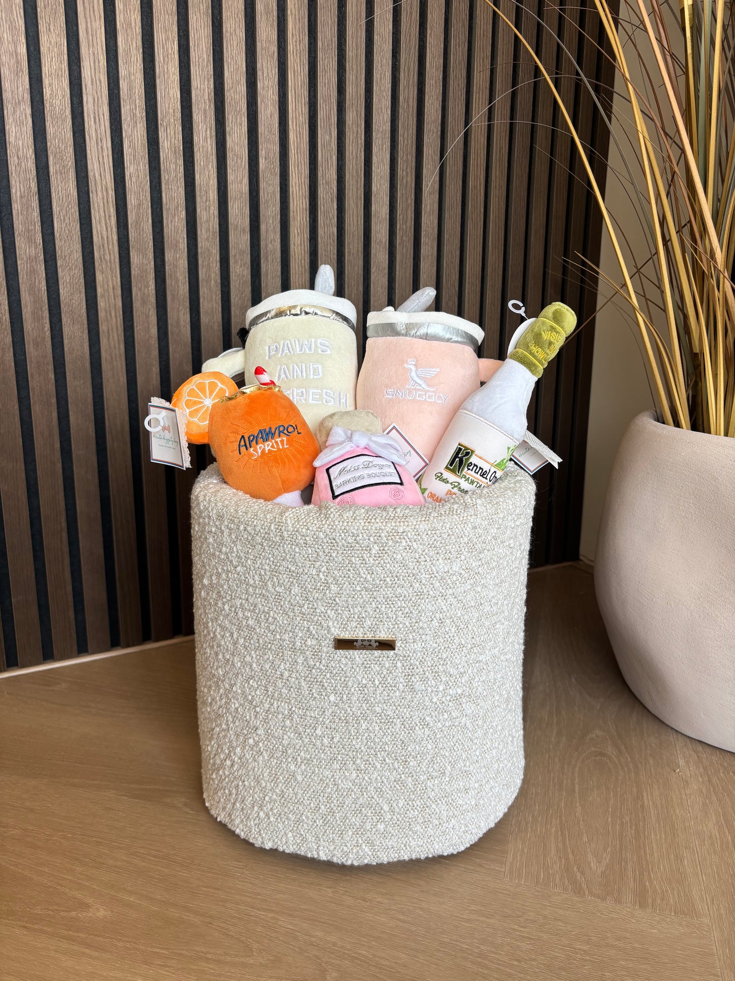 Speelgoedbox - Bouclé offwhite