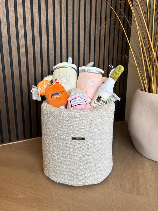Speelgoedbox - Bouclé offwhite