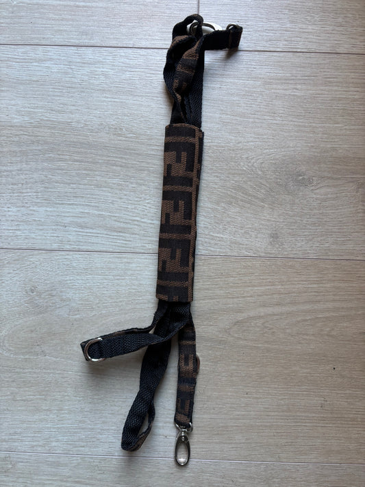 Lijn met FF print bruin