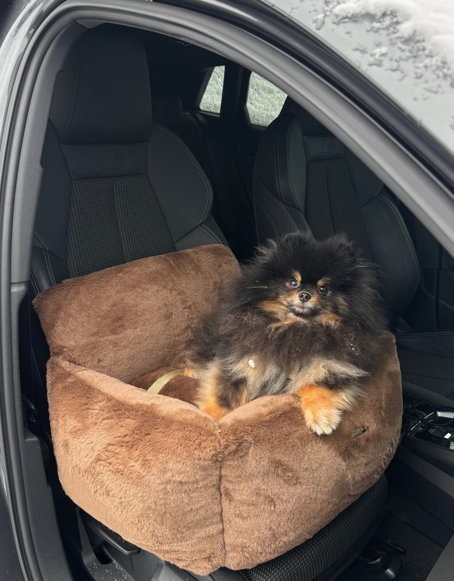 Autostoel - Fur Bruin