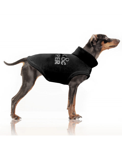 Milk & Pepper - Sweater Bergen Velours Zwart