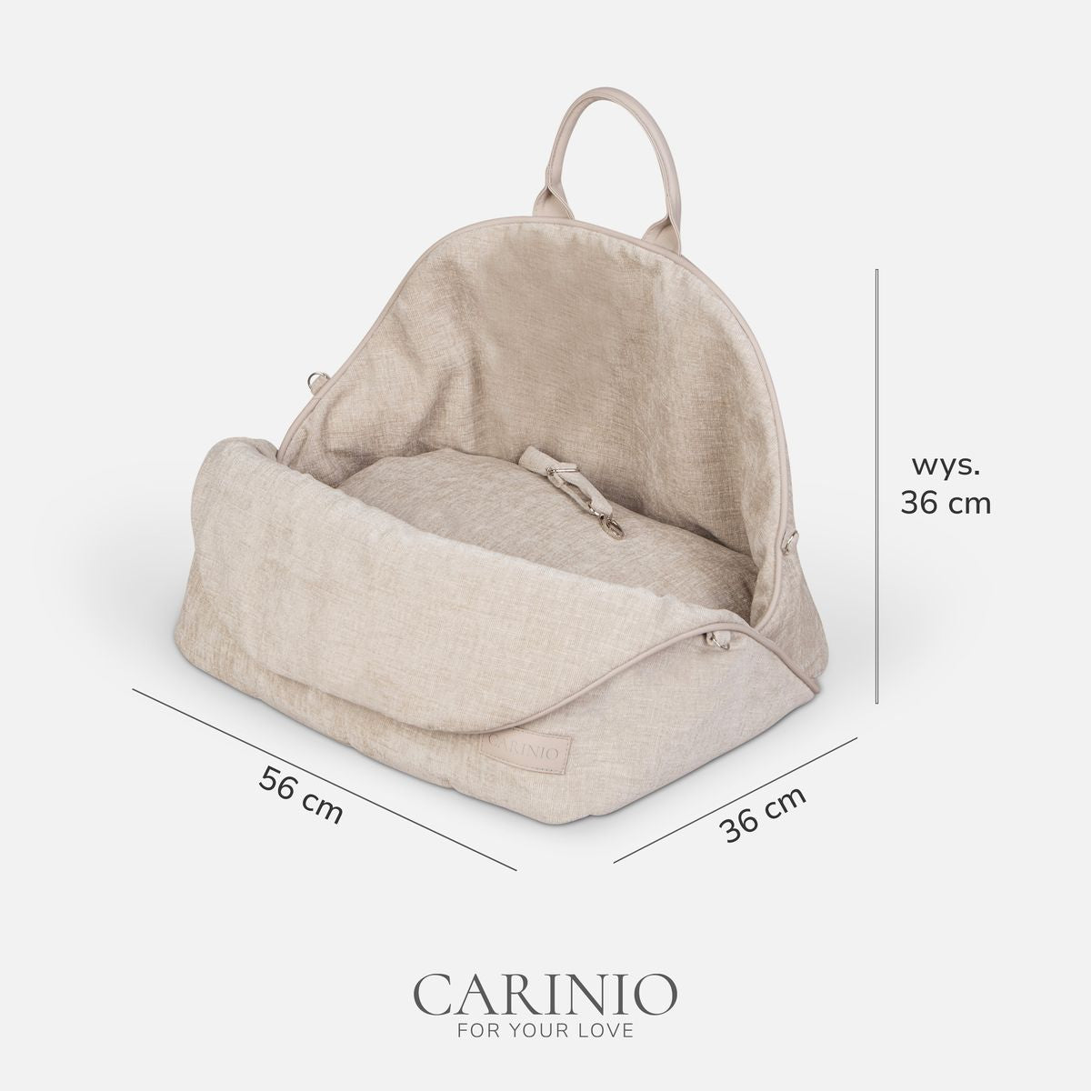 Carinio - Amis tas/autostoel Cream