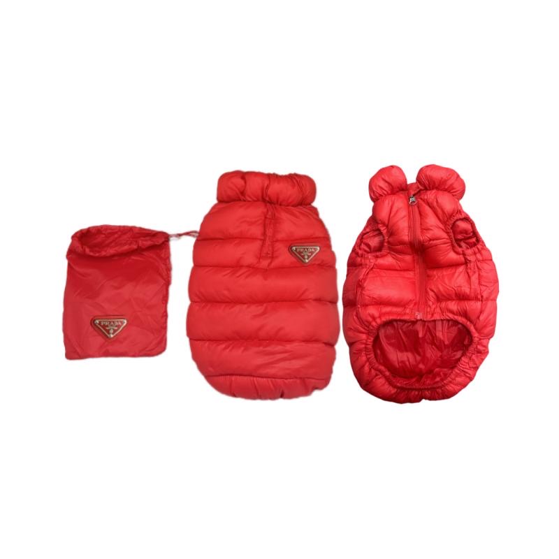 Bodywarmer met logo en opbergzakje rood