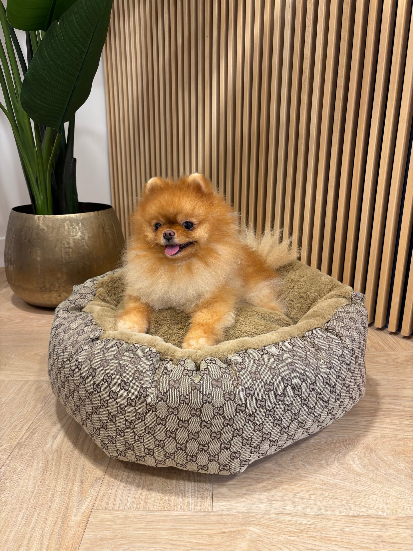 Donut mand - GG beige fur