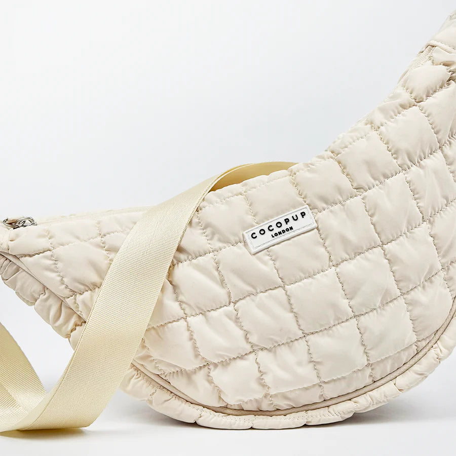 Cocopup London - Crossbody uitlaat tas gebroken wit