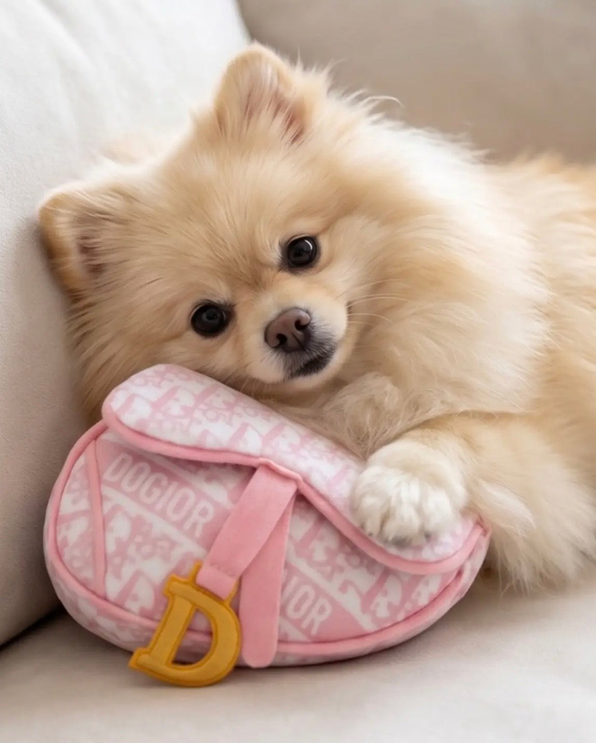 Dogior Saddle Tas Roze