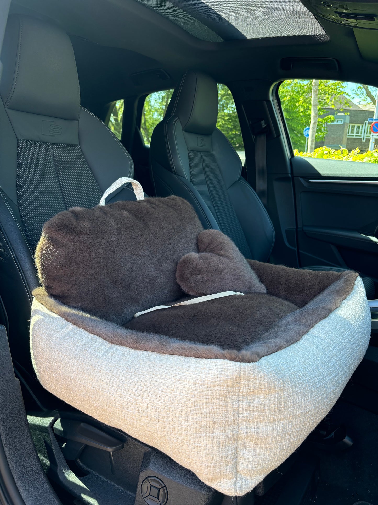 Bau Baru Autostoel Impero Beige Fur