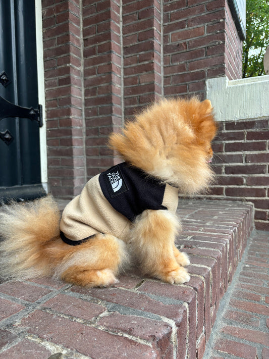 The Dog Face - Fleece vest beige