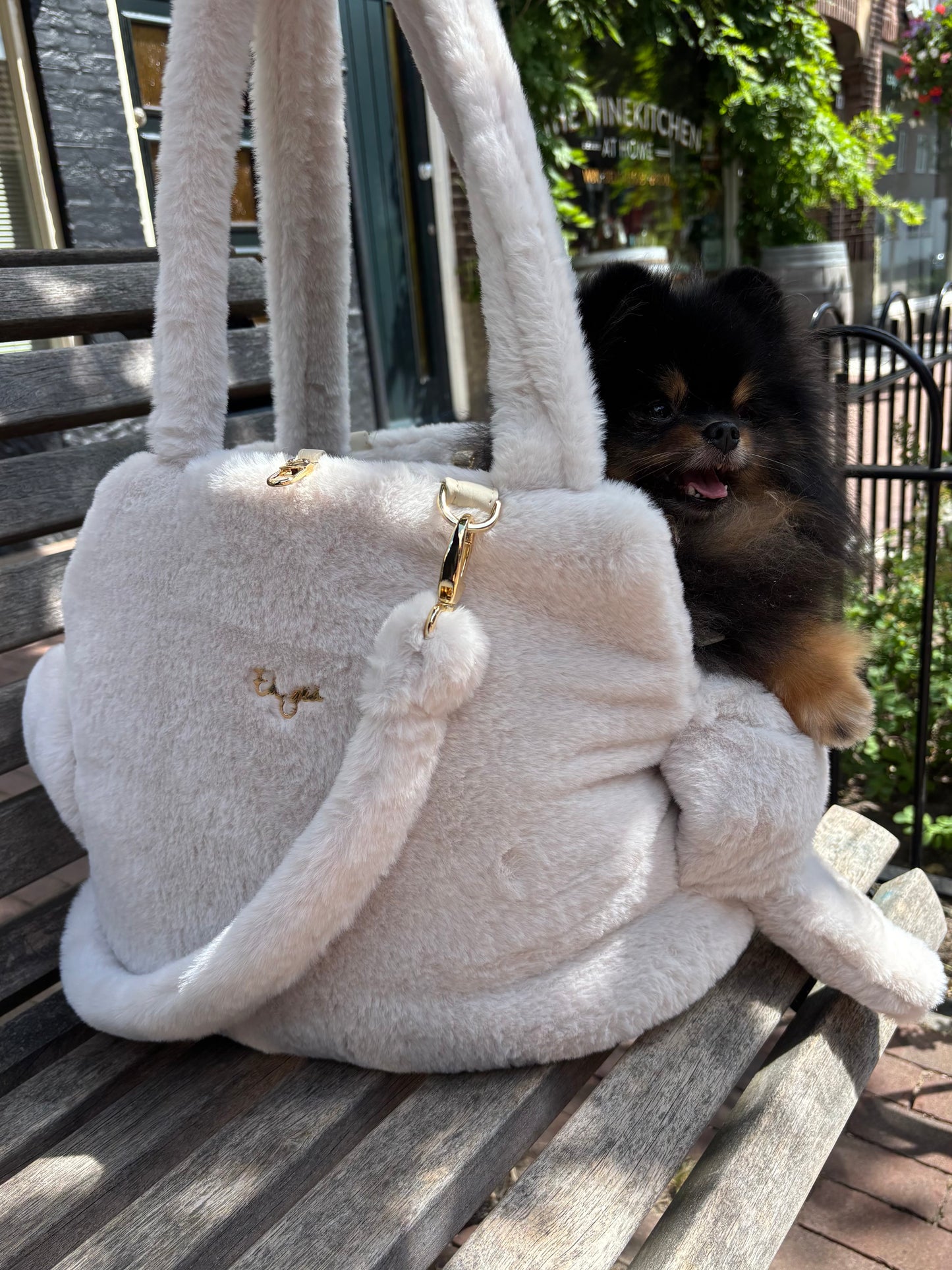 Eh Gia Fair Bag fluffy panna