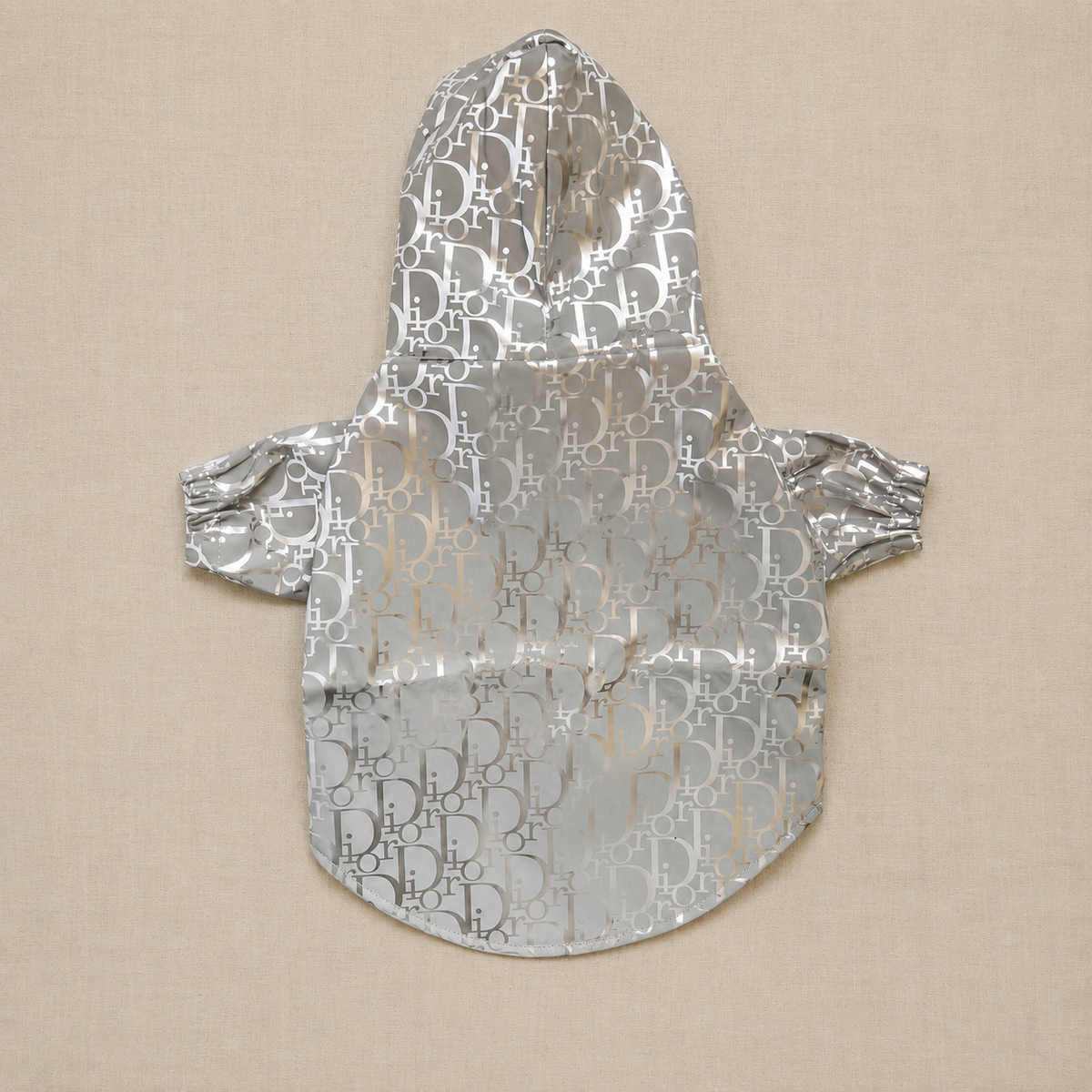 Regenjas reflecterend met print CD
